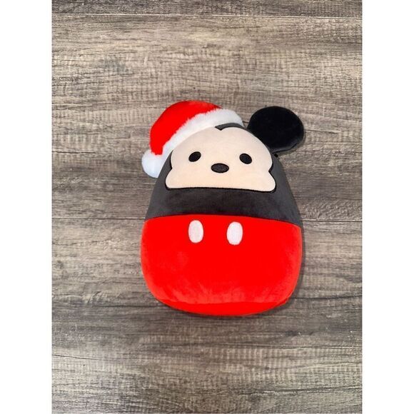Disney Squishmallows Christmas 8" Mickey Mouse Santa - Picture 1 of 4